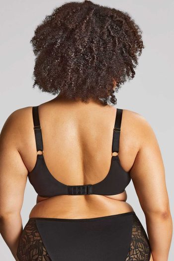 Sculptresse Sophia Full Cup Bra, Black, Back View