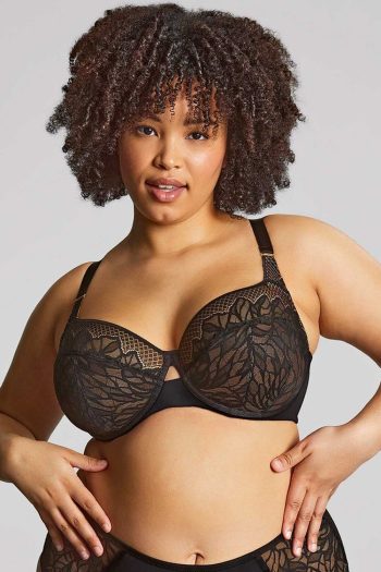 Sculptresse Sophia Full Cup Bra, Black, Front View