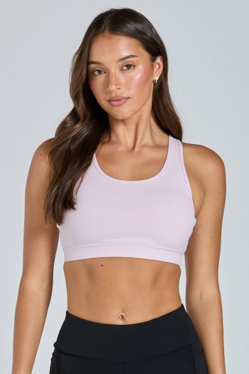 Abi and Joseph Leo Hi-Tech Sports Bra, Lily, Front View
