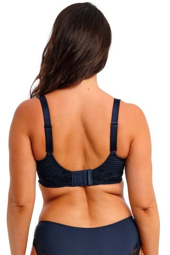 Fantasie Reflect Side Support Bra, Navy, Back View
