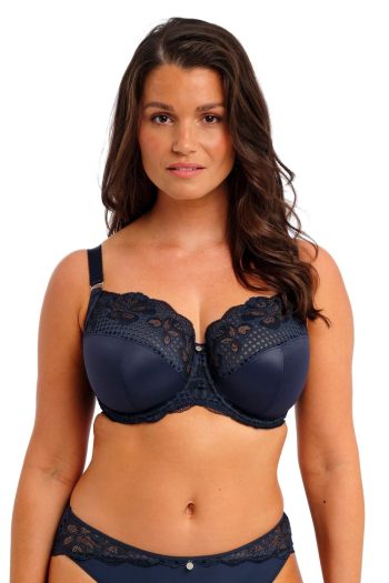 Fantasie Reflect Side Support Bra, Navy, Front View