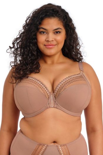 Elomi Matilda Plunge Bra, Praline, Front View