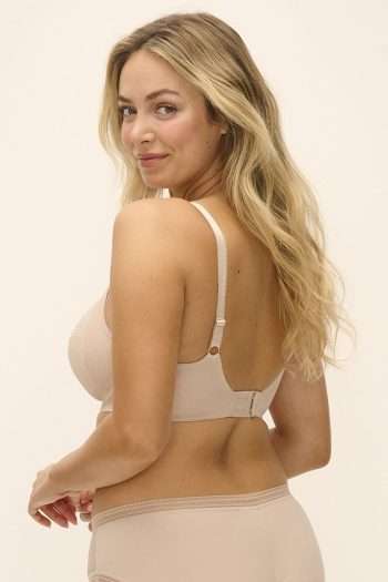 Fantasie Fusion Full Cup Side Support Bra, Natural Beige, Back View