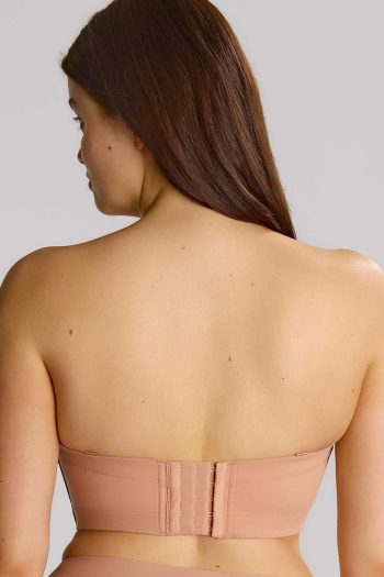 Sculptresse Dana Balcony Strapless Bra, Hazel, Strapless Back View