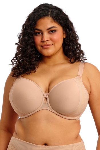 Elomi Nerina Moulded Spacer Bra, Sahara, Front View