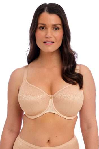 Fantasie Demure Moulded Non-Padded Bra, Natural Beige, Front View
