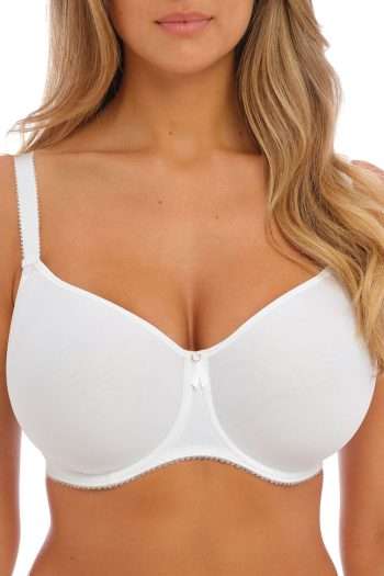 Fantasie Rebecca Essentials Moulded Spacer Bra, White, Front View