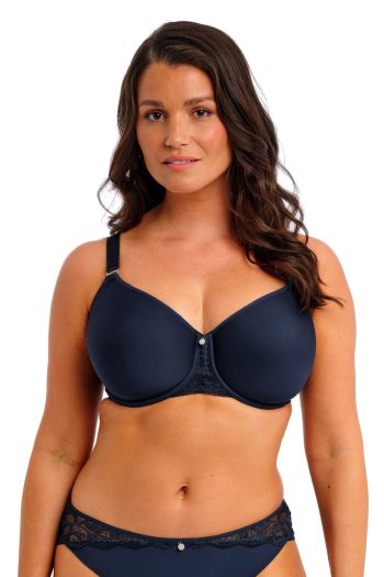 Fantasie Reflect Moulded Spacer Bra, Navy, Front View