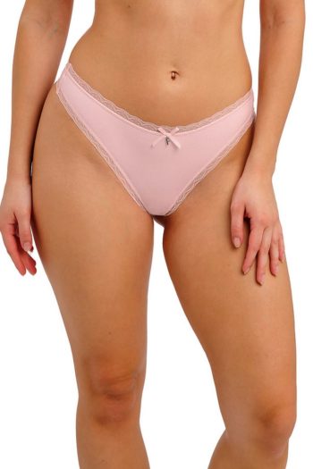 Freya Flirt Thong, Pink Frost, Front View