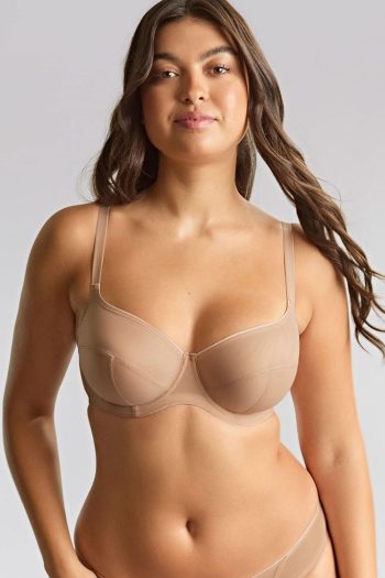 Panache Tango Essence Balcony Bra, Honey, Front View