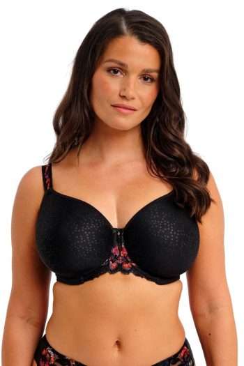 Fantasie Magdalena Moulded Spacer Bra, Noir, Front View