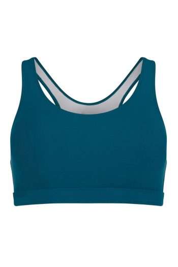 Sportjock Action Sports Bra, Teal, Front View