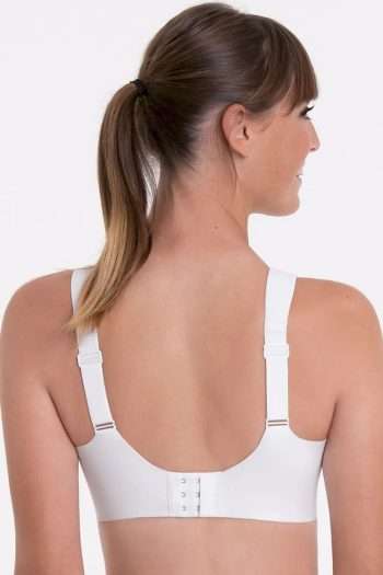 Anita Active Smart Control Sports Bra, White, Back View