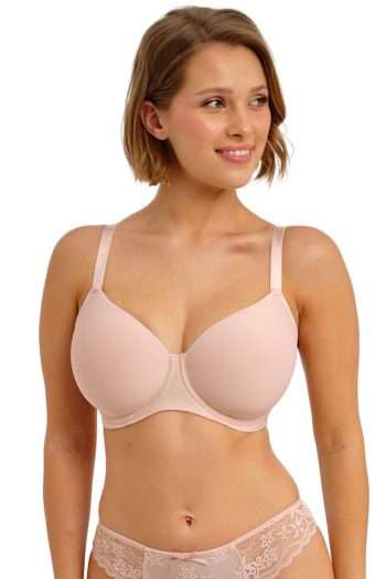 Freya Essentially Smooth Moulded Balcony T-Shirt Bra, Cameo, Front View